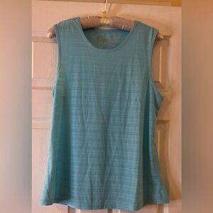 ZYIA  Aqua Blue Athletic Tank sz L